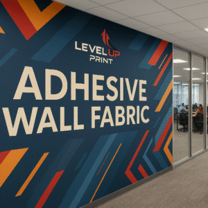 Level Up Print Website Adhesive Wall Fabric