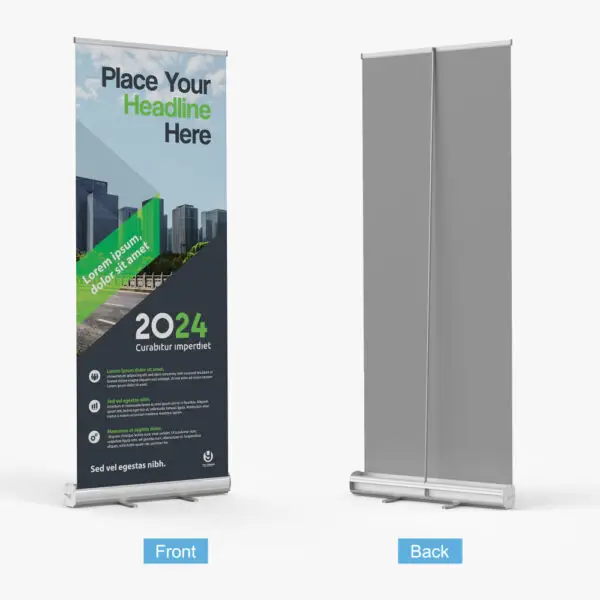 Retractable Banner 33" x 81" - Image 2