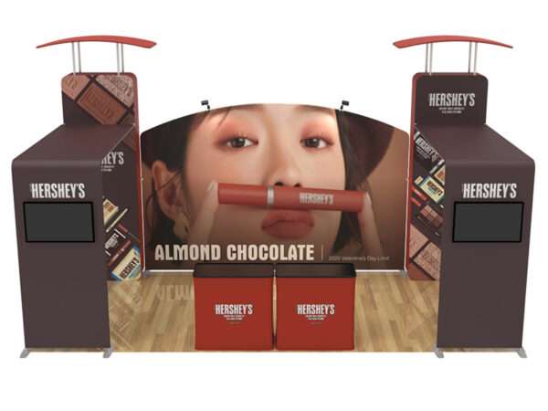 Trade show display Hersheys 10x20