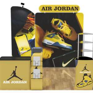 Air Jordan display trade show.