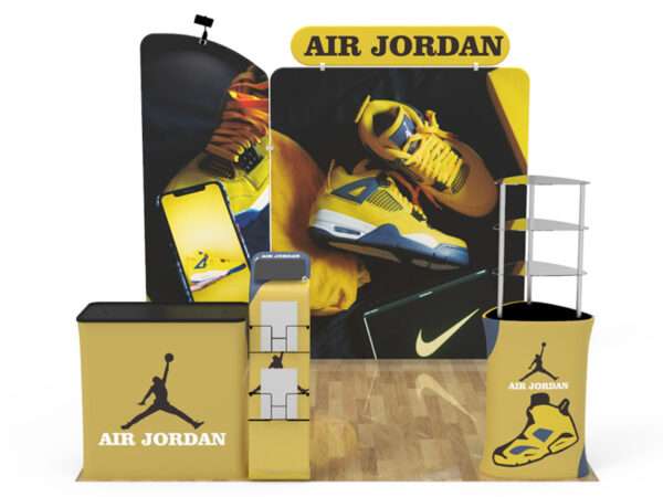 Air Jordan display trade show.