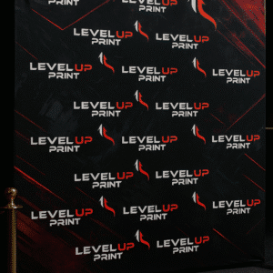 Level Up Print Custom Step and Repeat Backdrop