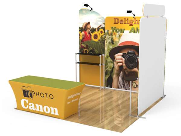 large trade show booth ideas shown here.