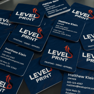 Level Up Print Custom Business Cards
