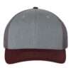 Heather Grey/ Charcoal/ Maroon