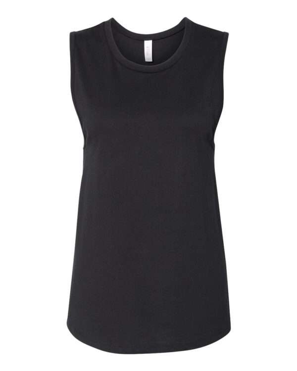 Black womens tank top front 6003