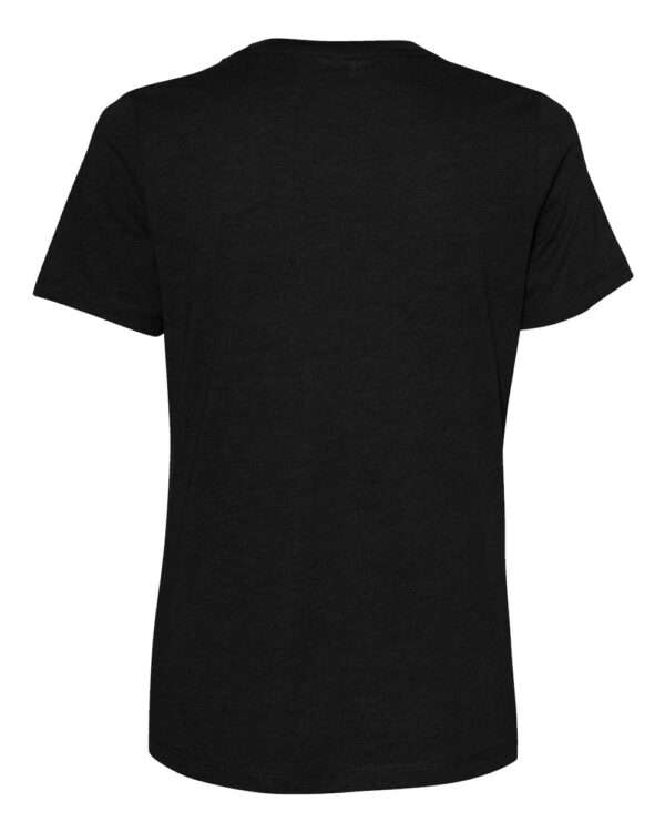 Black womens t-shirt back.