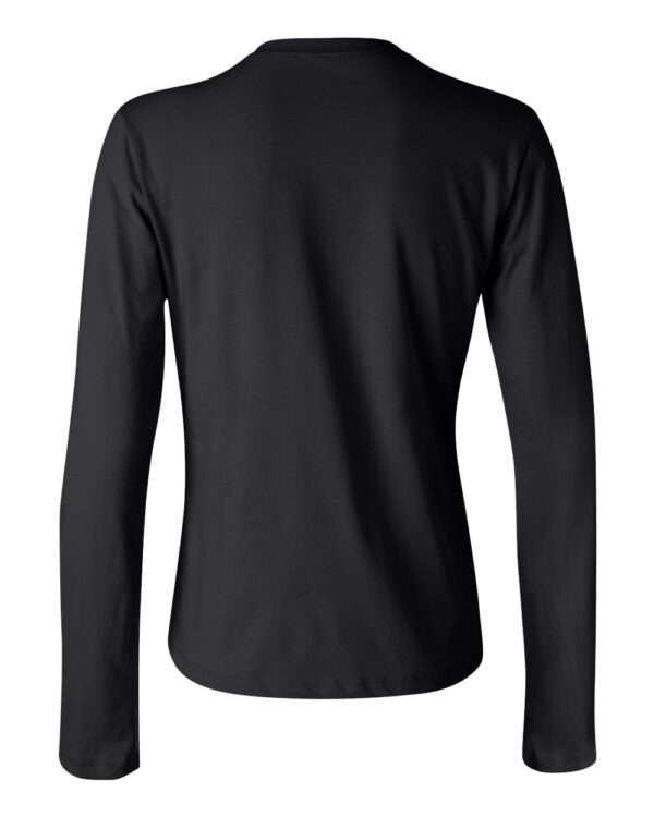 Womens long sleeve t-shirt back.