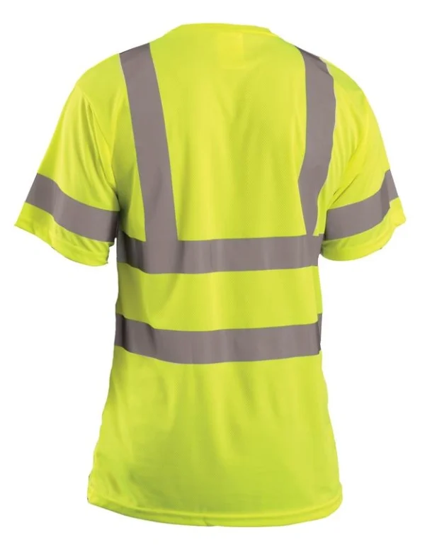 High visibility t-shirt back