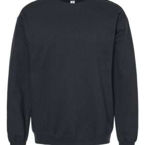 Gildan Crewneck Sweatshirt Midweight in Black.