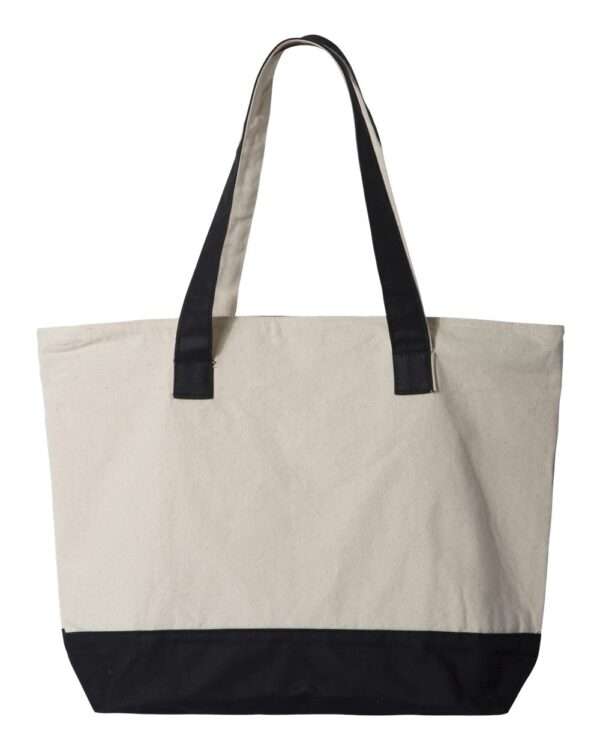 Q-Tees - 19L Zippered Tote - Q1300 - Image 2