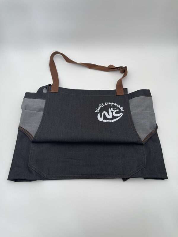 Apron customized shown here.