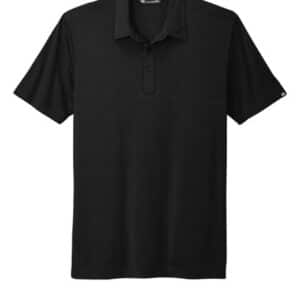 TravisMathew Oceanside Solid Polo in black – wrinkle-resistant performance shirt
